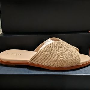 Cole Haan Ansley Slide: Natural Jute - Size 7.5